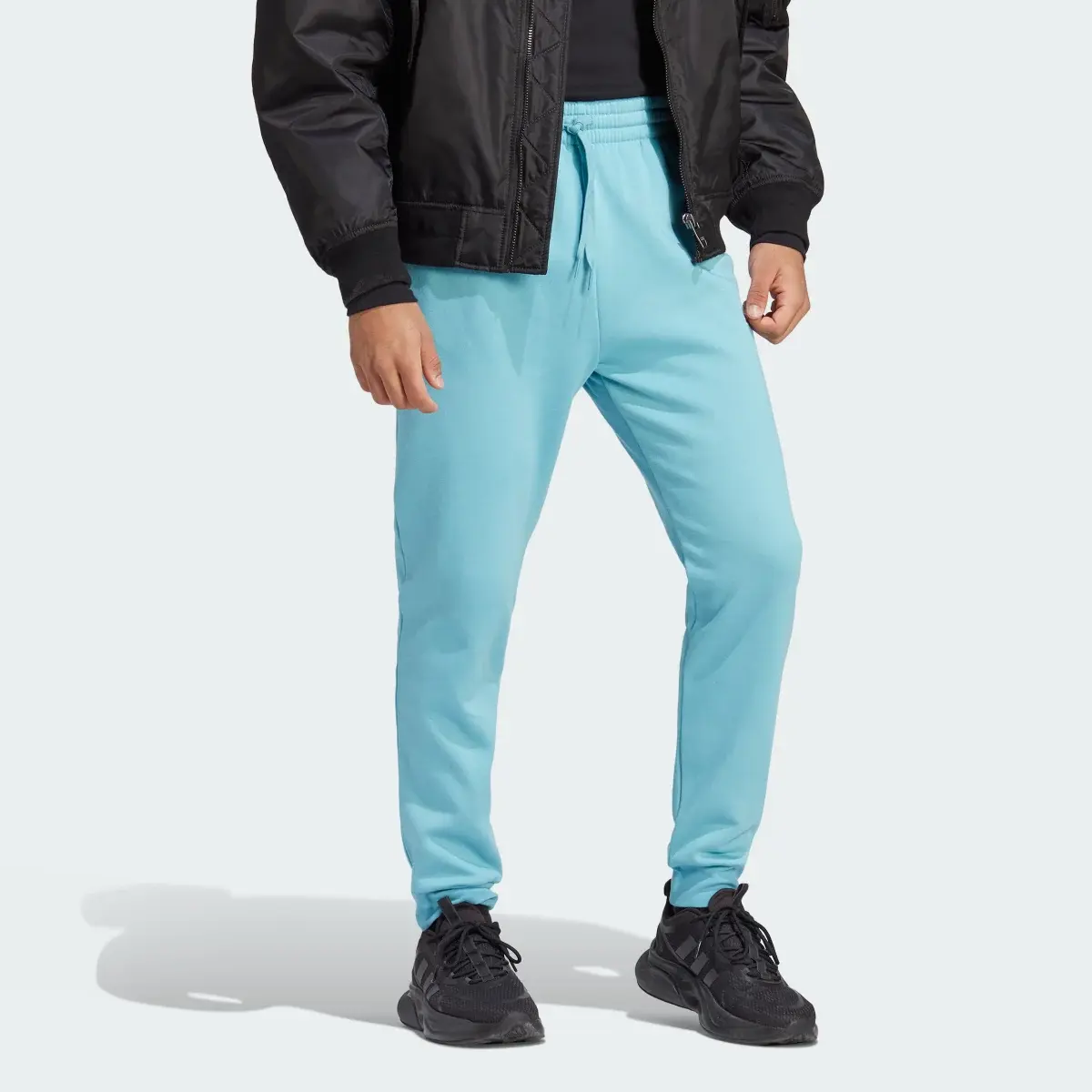 Adidas Essentials Fleece Regular Tapered Joggers. 3