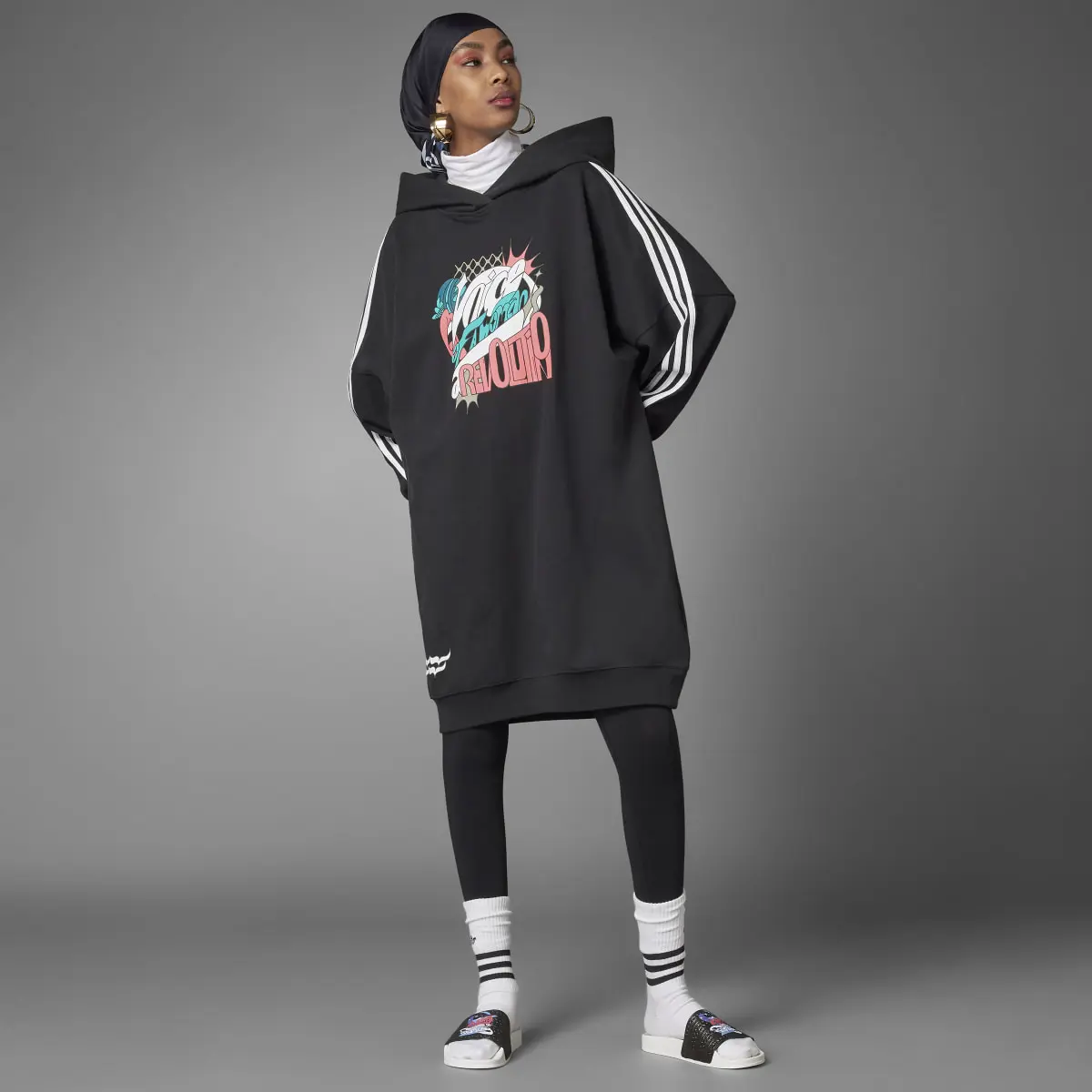 Adidas Always Original Hoodie Dress. 3