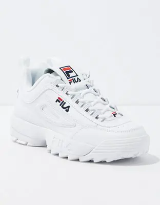 American Eagle FILA Women's Disruptor II Premium Sneaker. 1