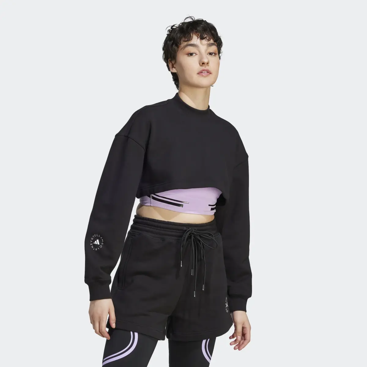 Adidas by Stella McCartney TrueCasuals Cropped Sweatshirt. 2