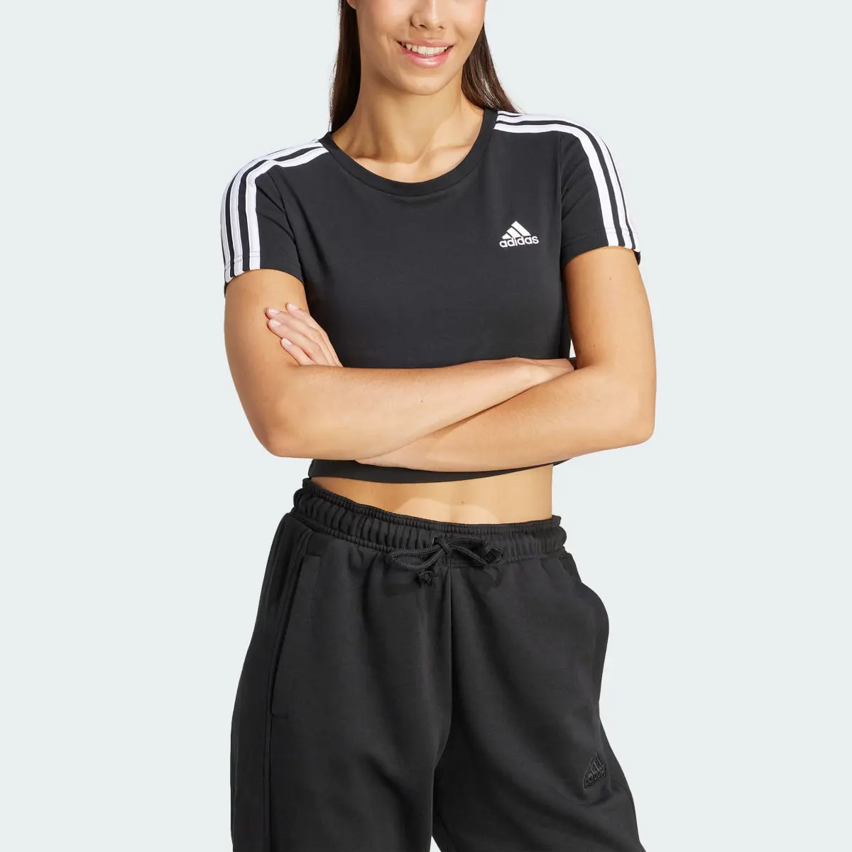 Adidas Essentials 3-Stripes Tee. 1