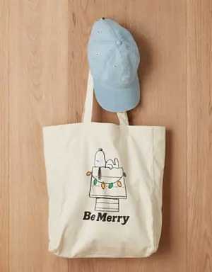 Snoopy Be Merry Tote