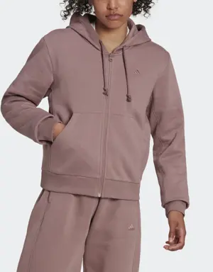Adidas ALL SZN Fleece Full-Zip Kapuzenjacke