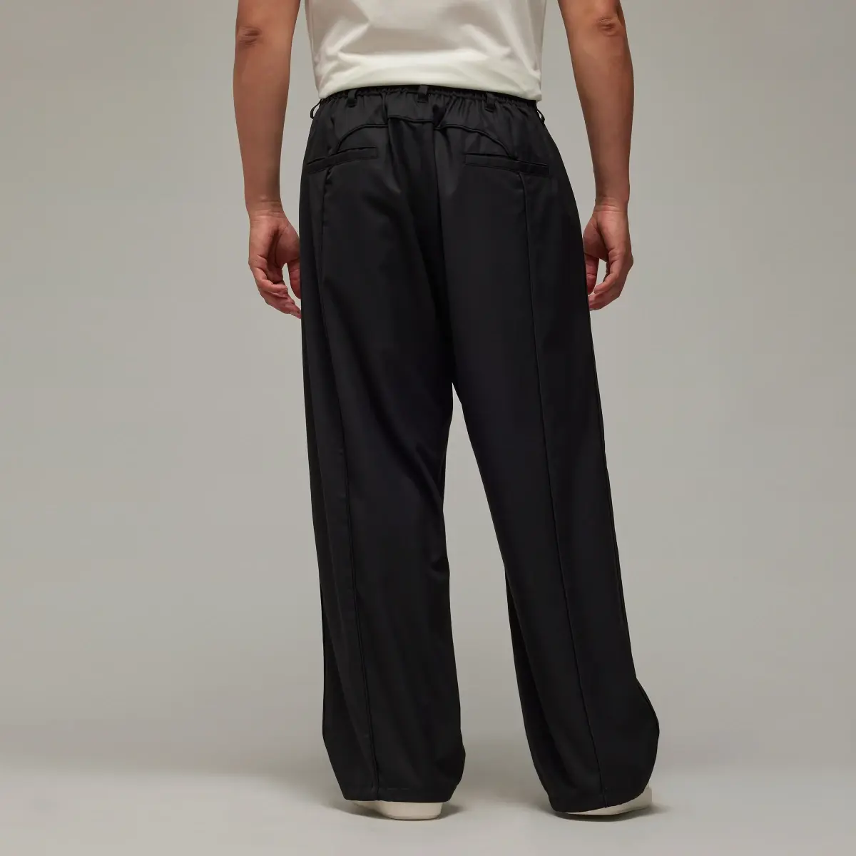 Adidas Y-3 Refined Woven Straight Leg Pants. 3