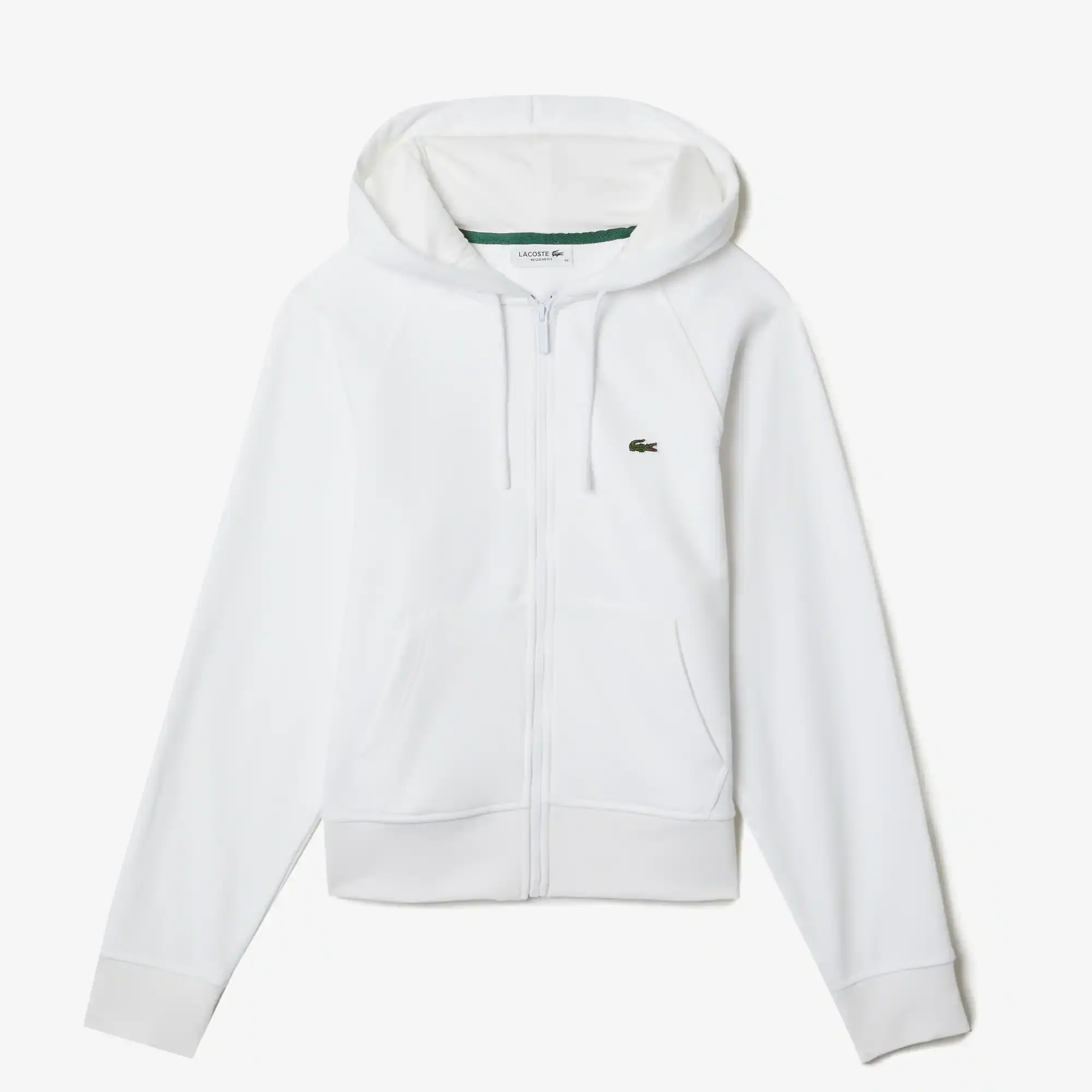 Lacoste Sweatshirt zippé à capuche Jogger femme Lacoste en molleton biologique. 2