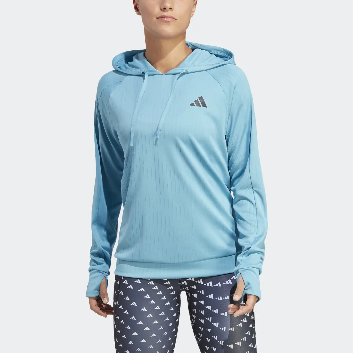 Adidas Sweat-shirt à capuche de running Made to be Remade. 1