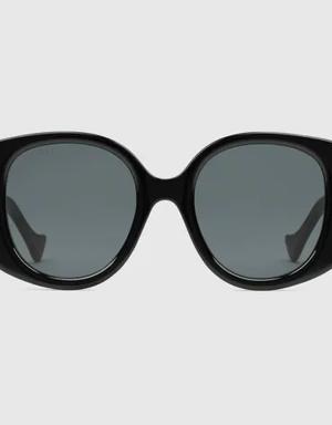 Geometric-frame sunglasses