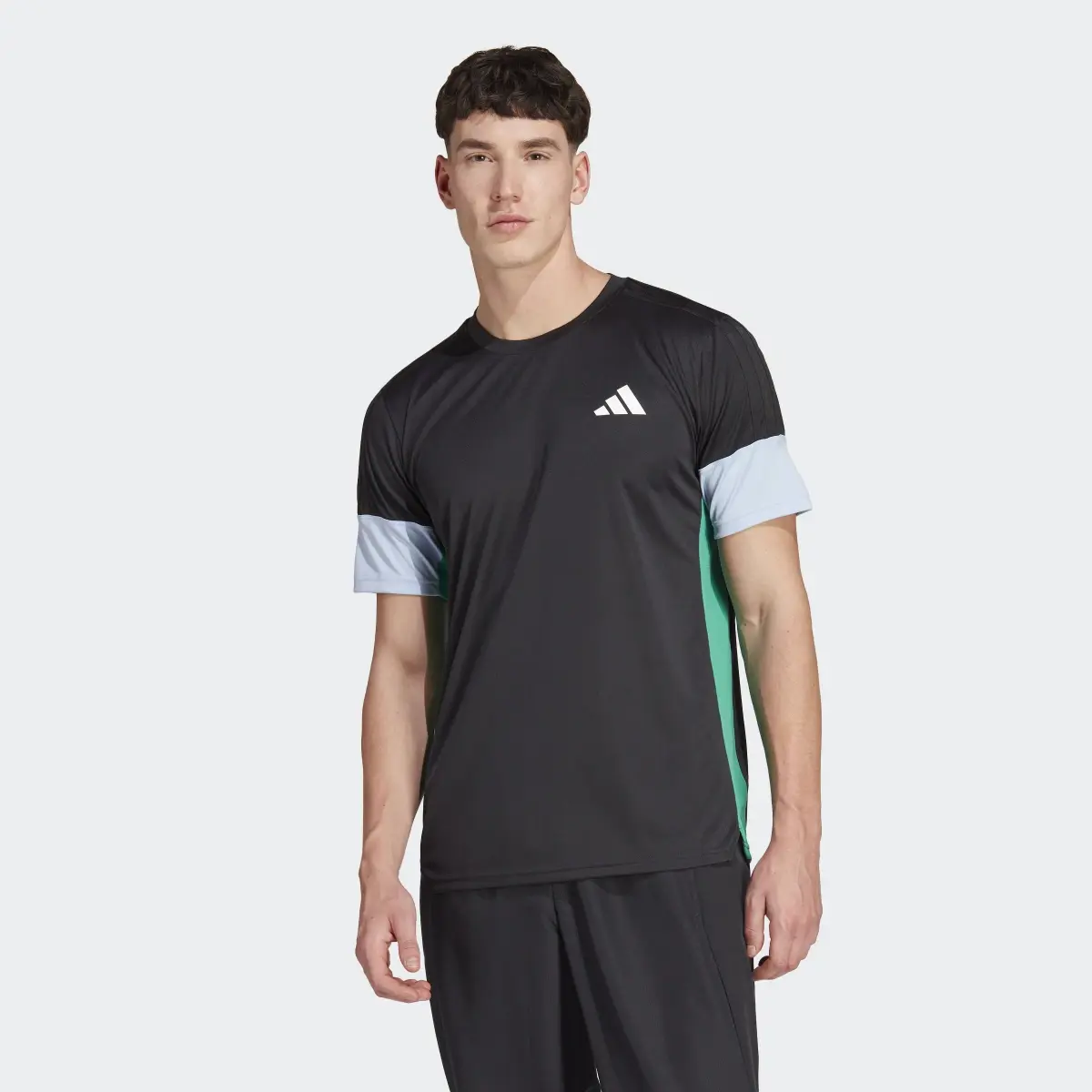 Adidas Playera Training Colorblock 3 Franjas. 2