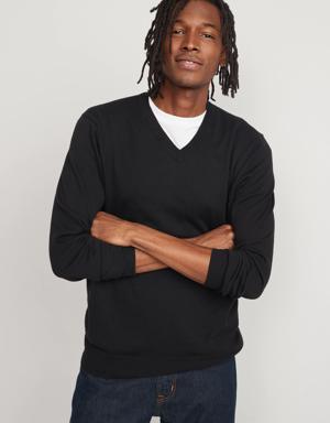 V-Neck Sweater for Men black