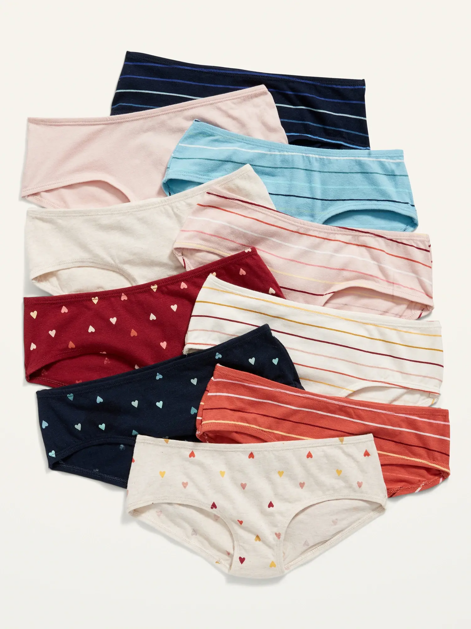 Old Navy Hipster Underwear 10-Pack for Girls blue. 1