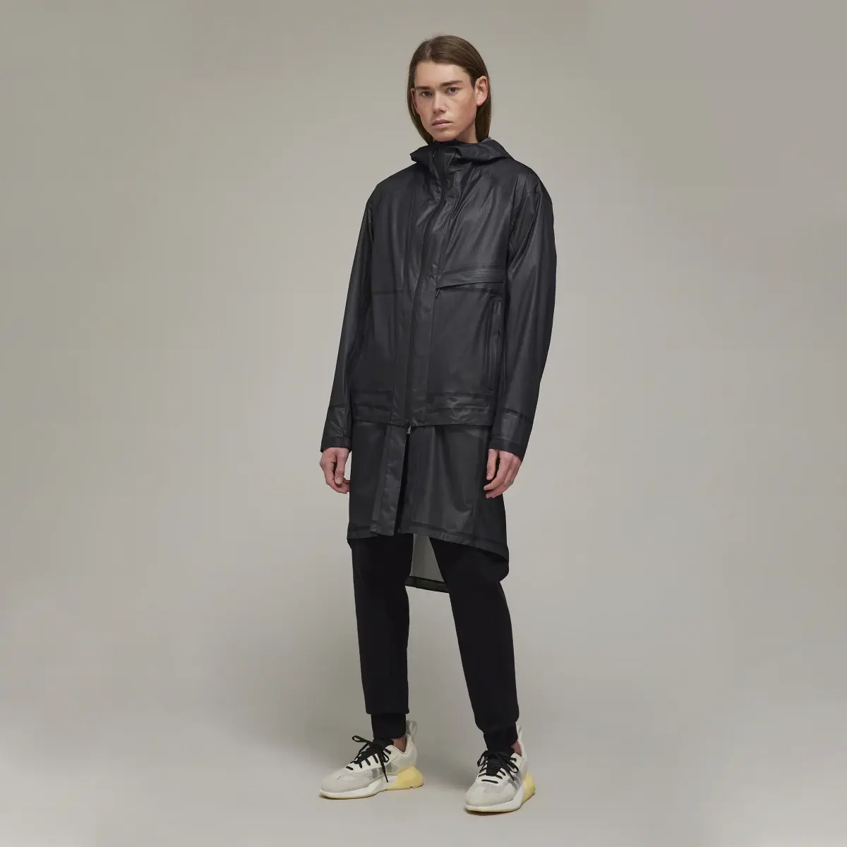 Adidas Parka Y-3 Classic de Nylon Traslúcido. 1