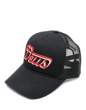 siyah Logo Detaylı Erkek Bucket Şapka