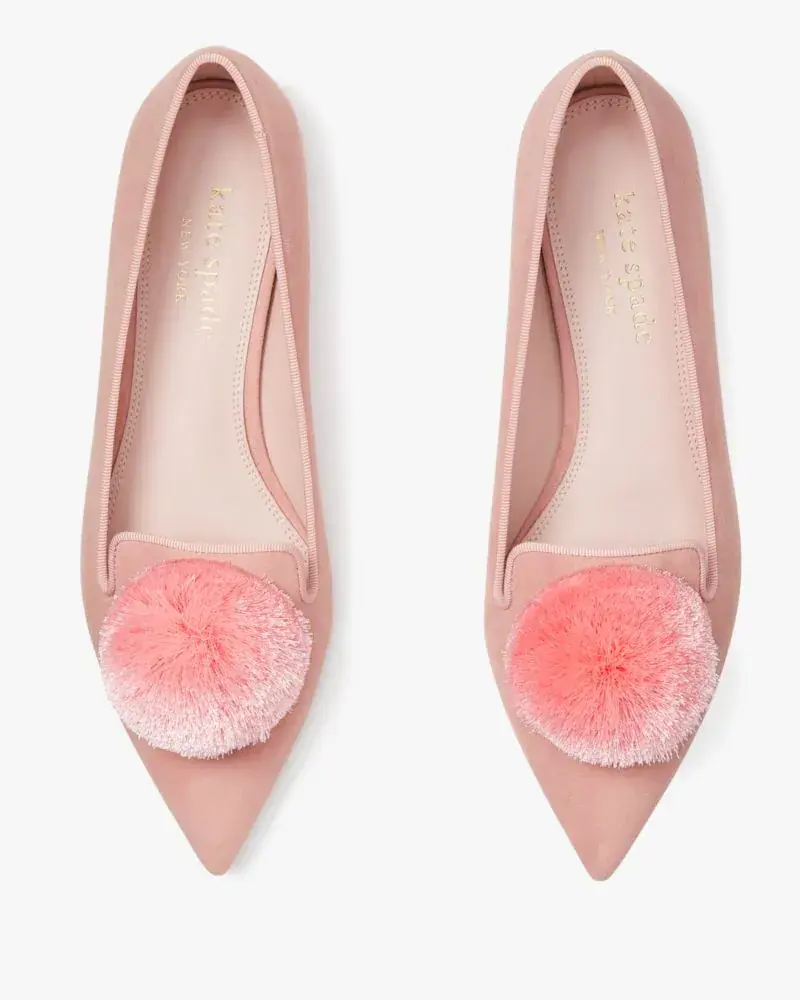 Kate Spade Amour Pom Flats. 3