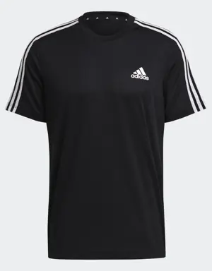 Adidas AEROREADY Designed To Move Sport 3-Stripes T-Shirt