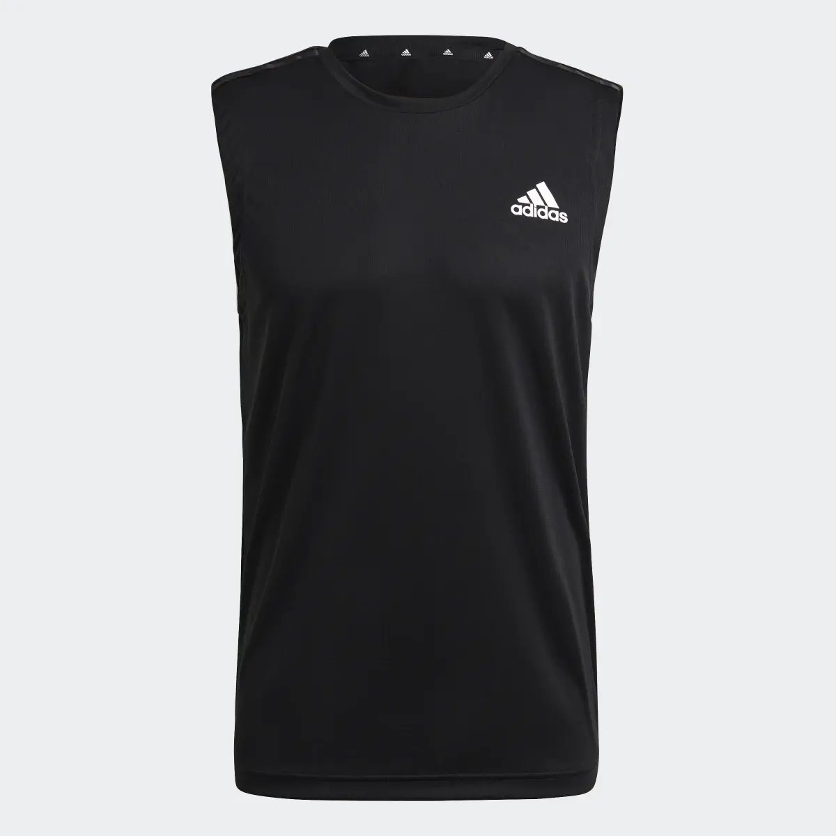 Adidas Playera sin Mangas AEROREADY Designed To Move Sport 3 Franjas. 1