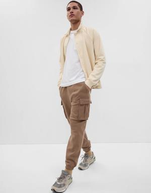 Gap Fit Tech Fleece Cargo Joggers brown