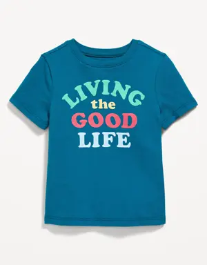 Unisex Short-Sleeve Graphic T-Shirt for Toddler blue