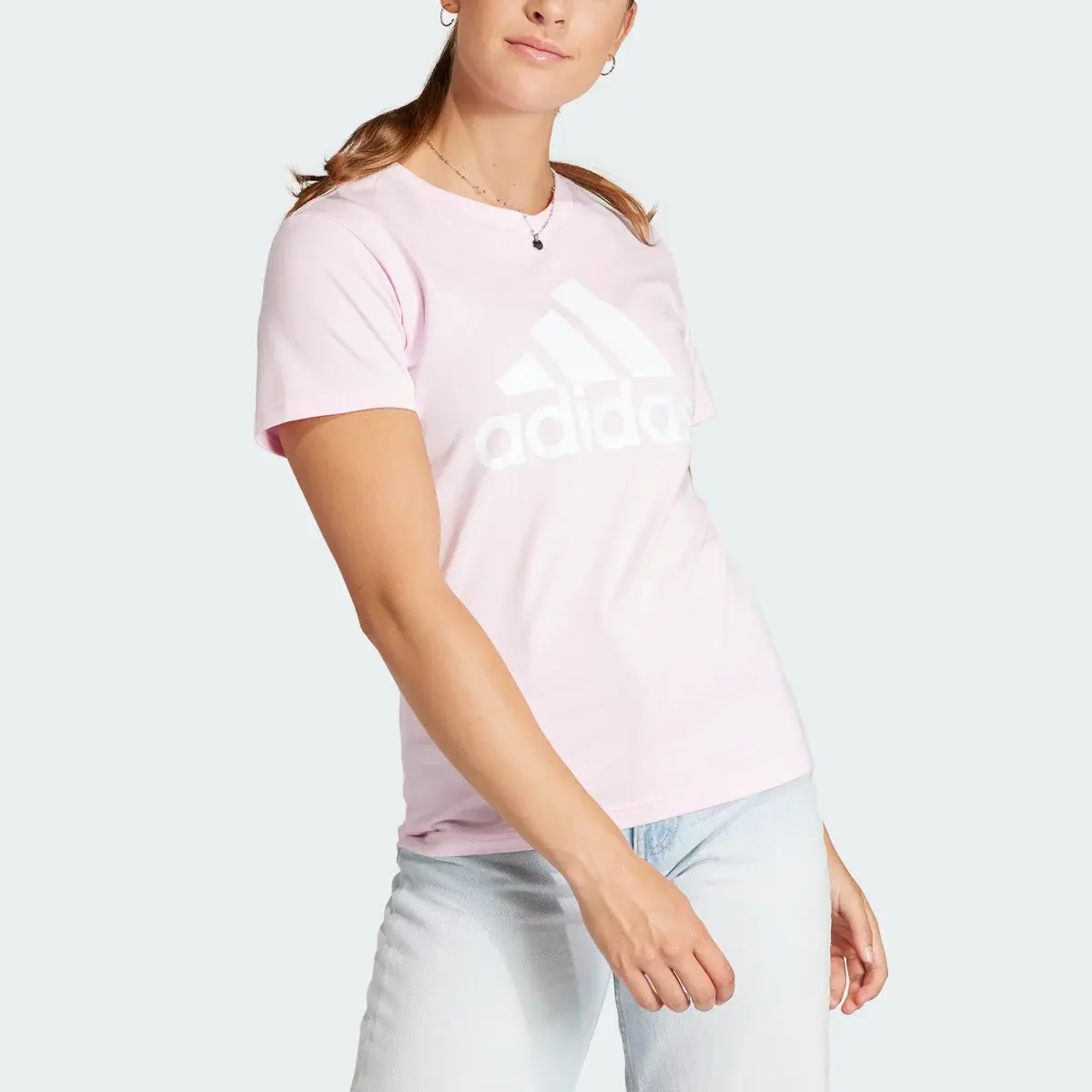 Adidas Essentials Logo T-Shirt. 1