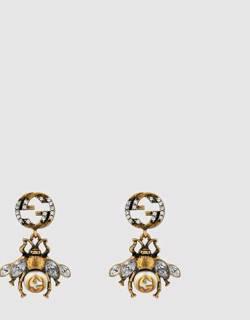 Bee earrings with Interlocking G