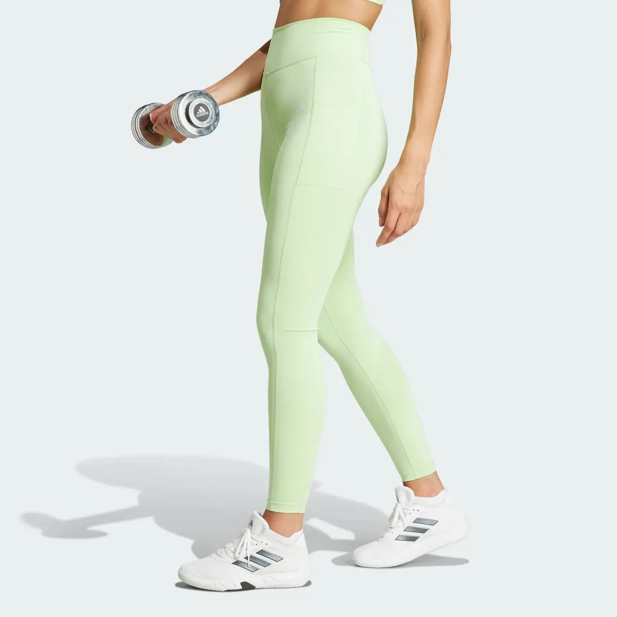 Adidas OPTIME STASH HR 1/1 LEGGINGS. 1