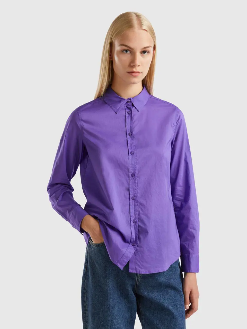 Benetton shirt in lightweight cotton. 1