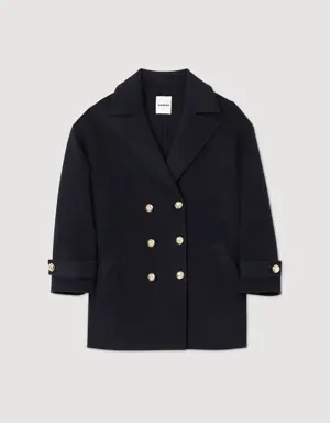 Double-breasted pea coat Login to add to Wish list