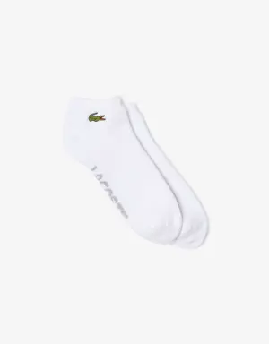 Lacoste Unisex SPORT Branded Stretch Cotton Low-Cut Socks