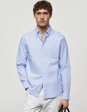 Mango Regular fit Oxford cotton shirt