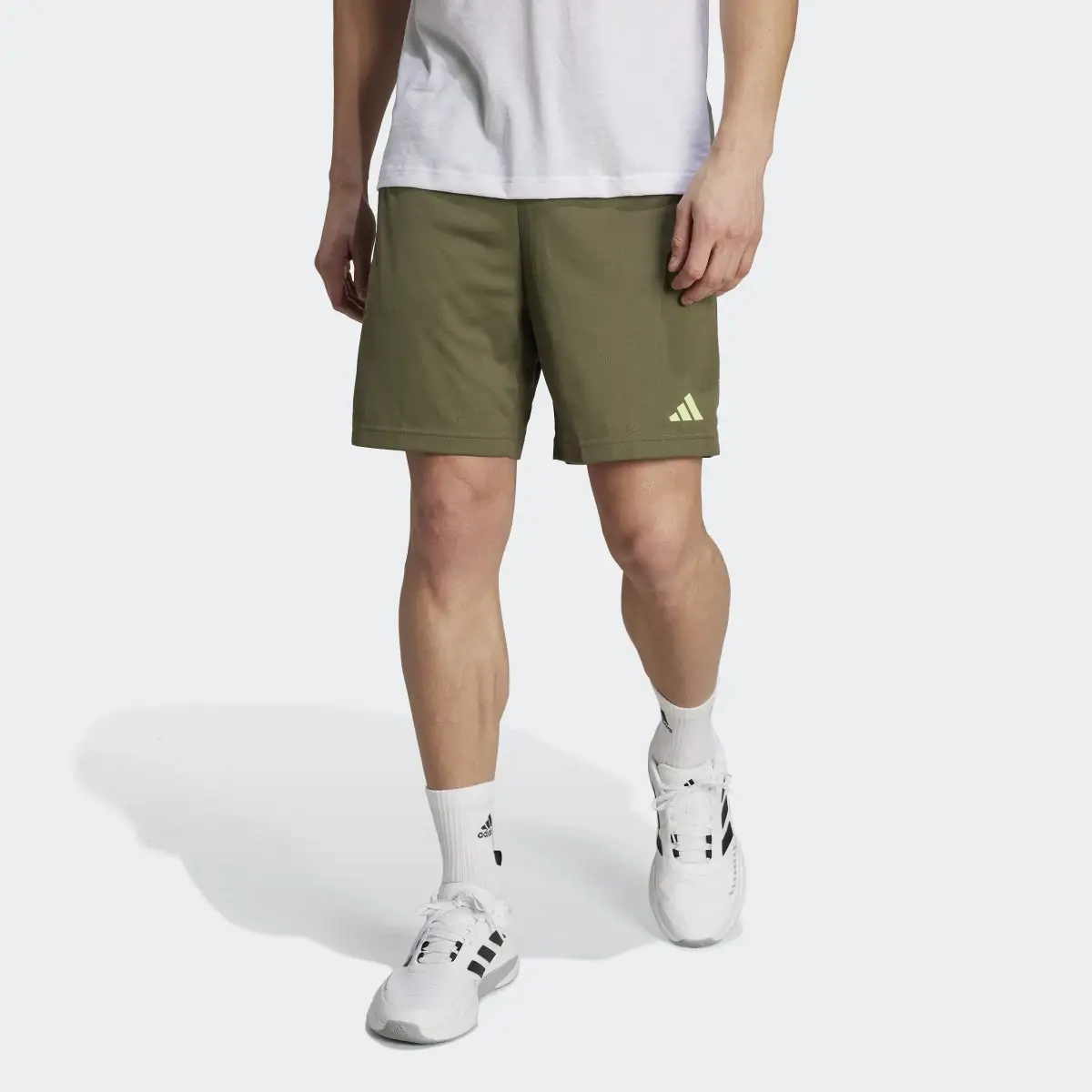 Adidas Train Essentials Seasonal Camo Shorts. 1