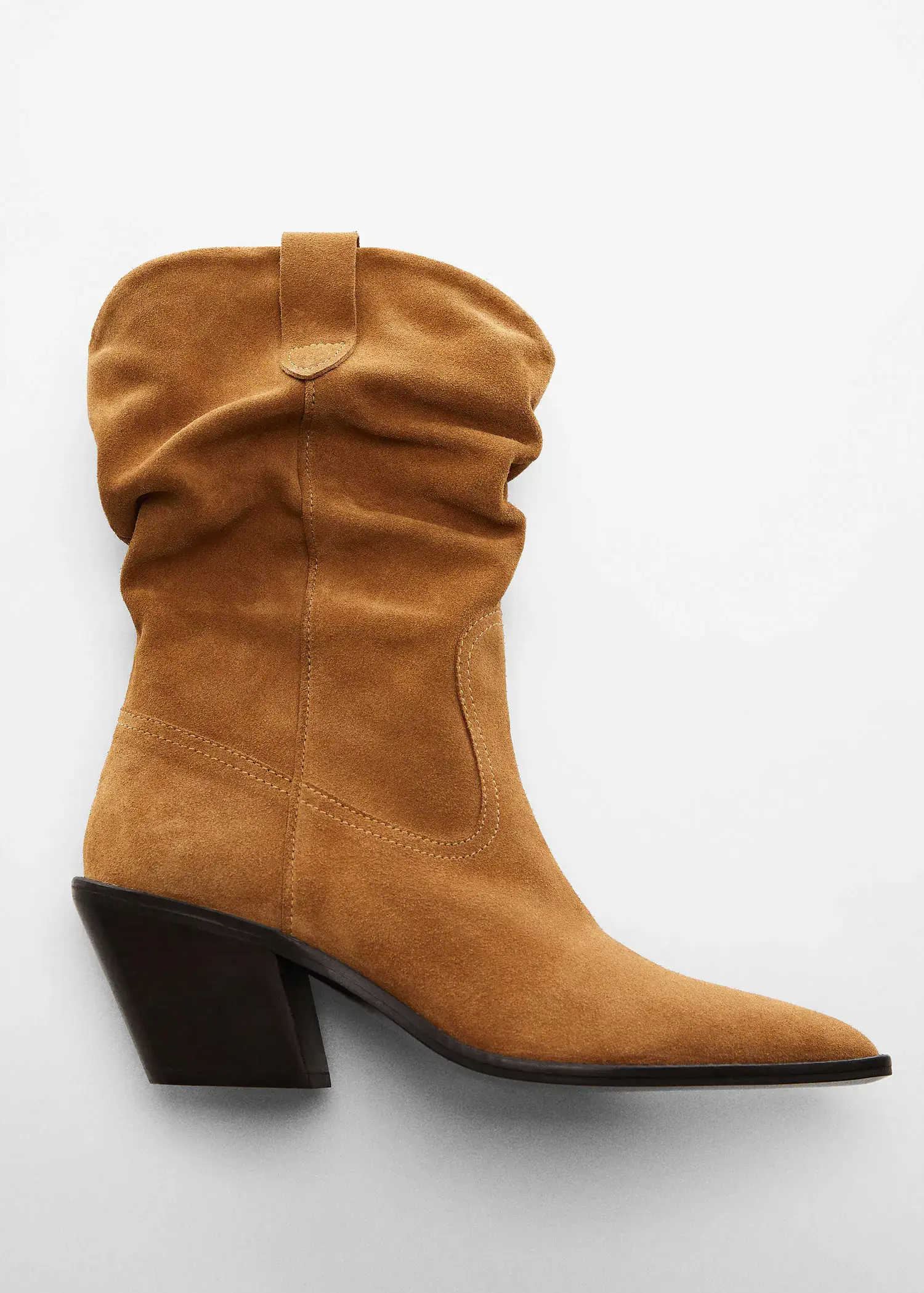 Mango Suede leather ankle boots. 1