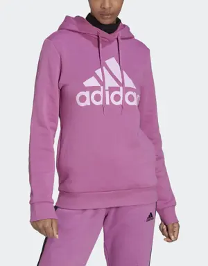 Adidas Essentials Logo Fleece Hoodie