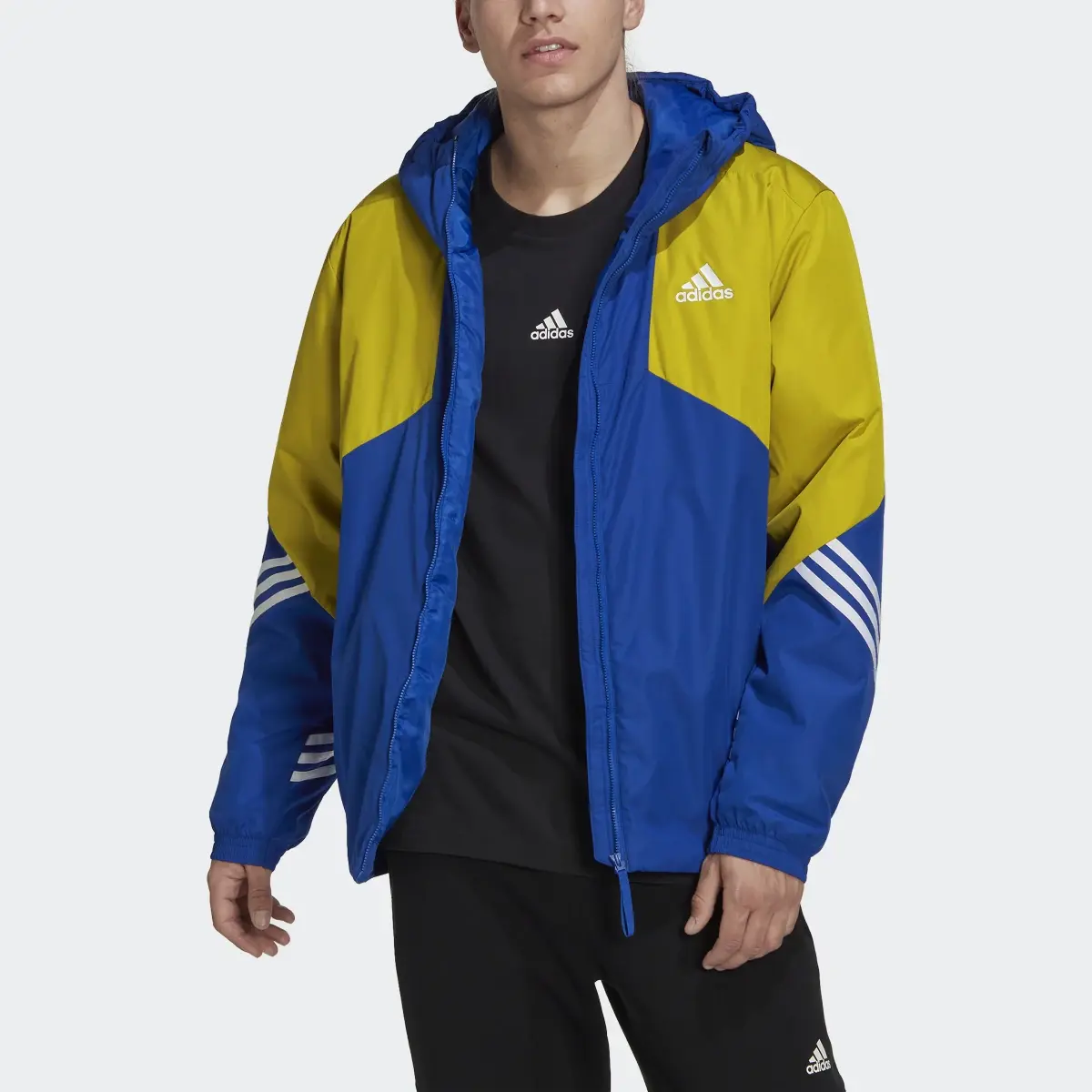 Adidas Chaqueta con capucha Back to Sport. 1