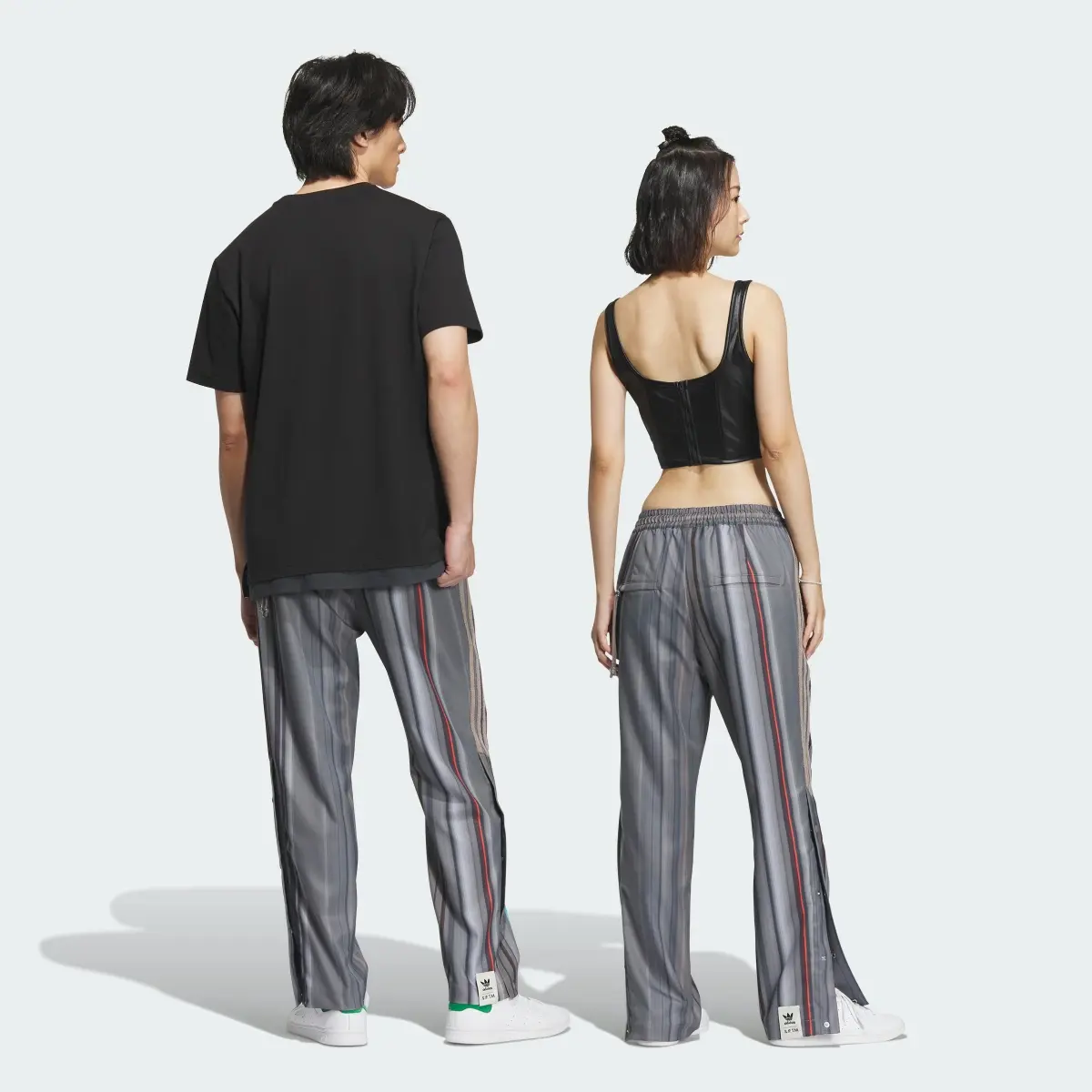 Adidas Pantaloni Song for the Mute Allover Print (Neutral). 2
