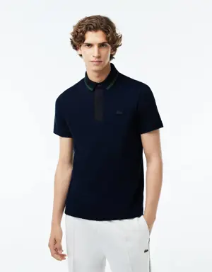 Lacoste Smart Paris Regular Fit Contrast Neck Polo Shirt