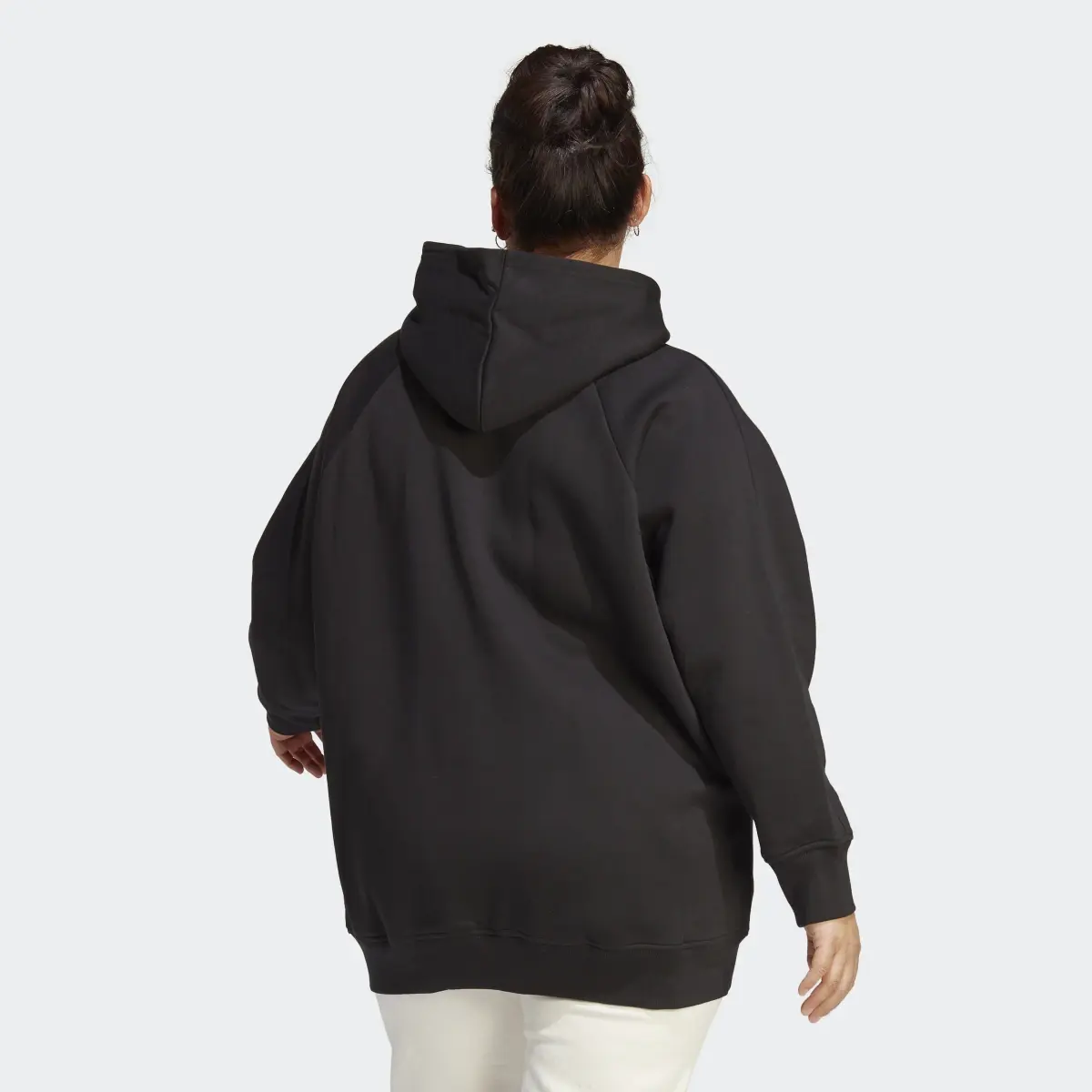 Adidas ALL SZN Fleece Boyfriend Hoodie (Plus Size). 3