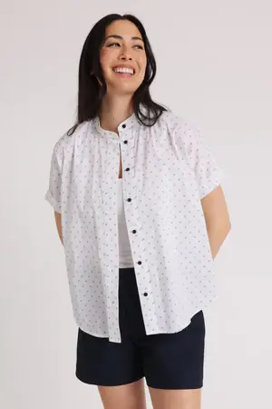 Kit And Ace Keep It Cool Short Sleeve Blouse. 1