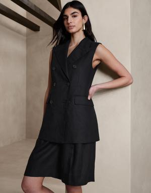 Palma Linen Vest black