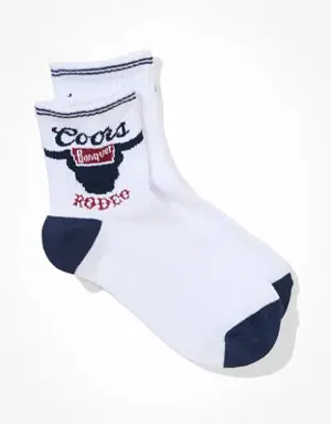 Coors Rodeo Boyfriend Sock