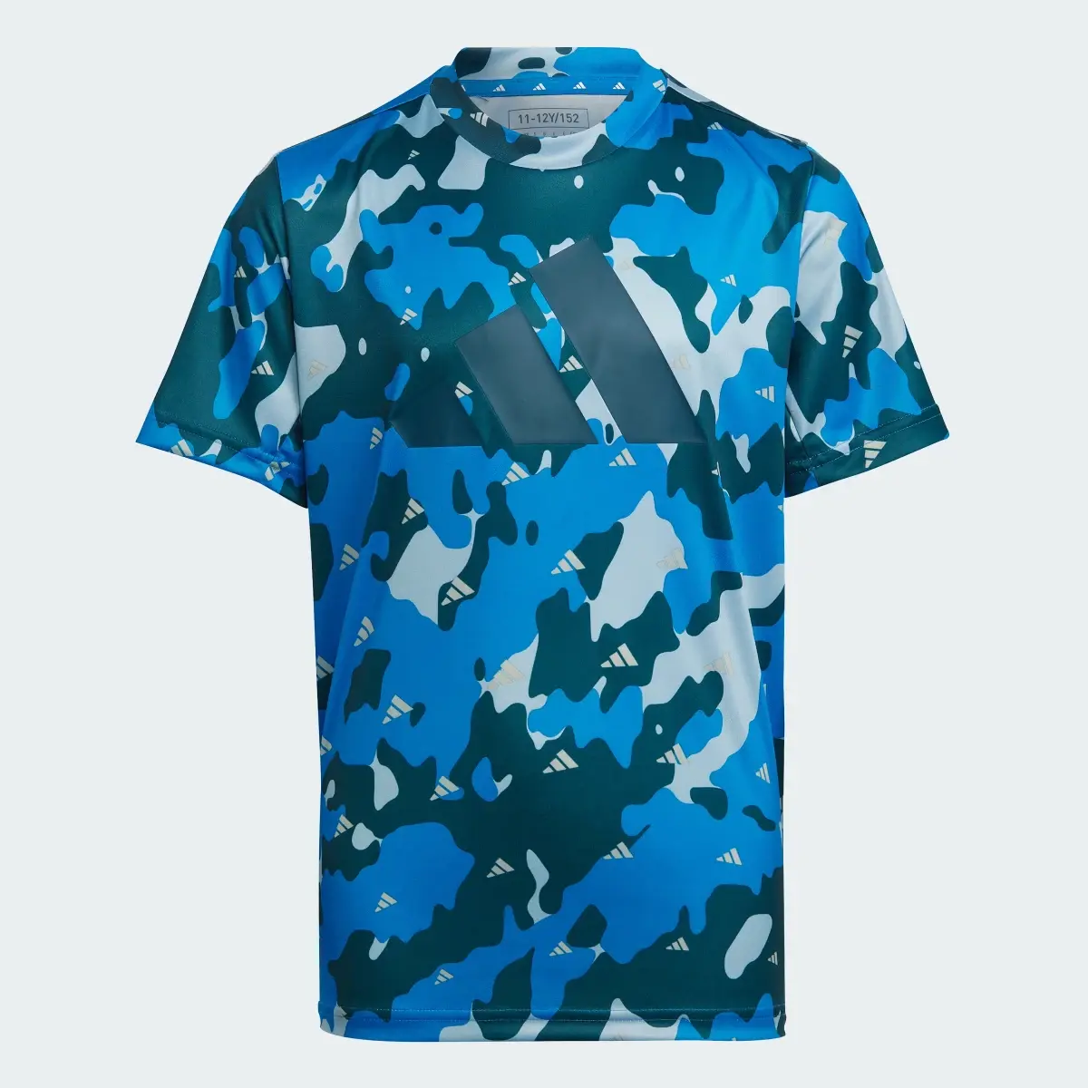 Adidas Camiseta Train Essentials Seasonal AEROREADY Allover Print Regular-Fit. 3