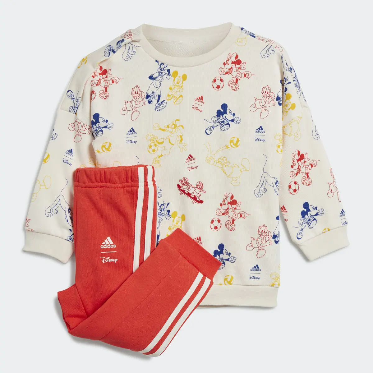 Adidas x Disney Mickey Mouse Crewneck and Jogger Set. 1