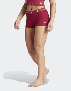 Active Flex Ribbed Boxer Shorts