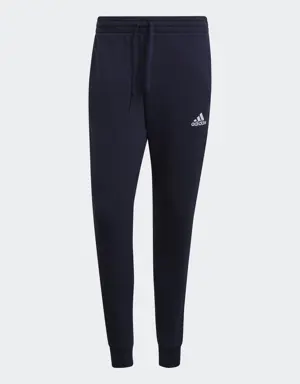 Essentials Fleece Fitted 3-Stripes Joggers