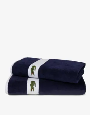 Lacoste Contrast Band Cotton L Casual Towel