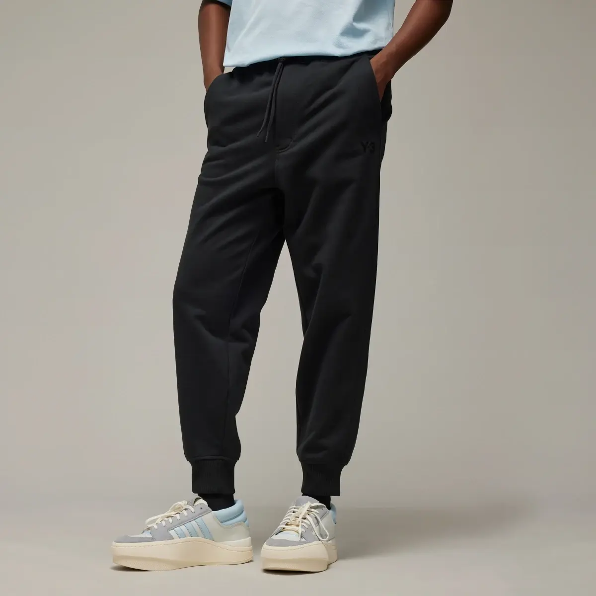 Adidas Y-3 French Terry Cuffed Pants. 1