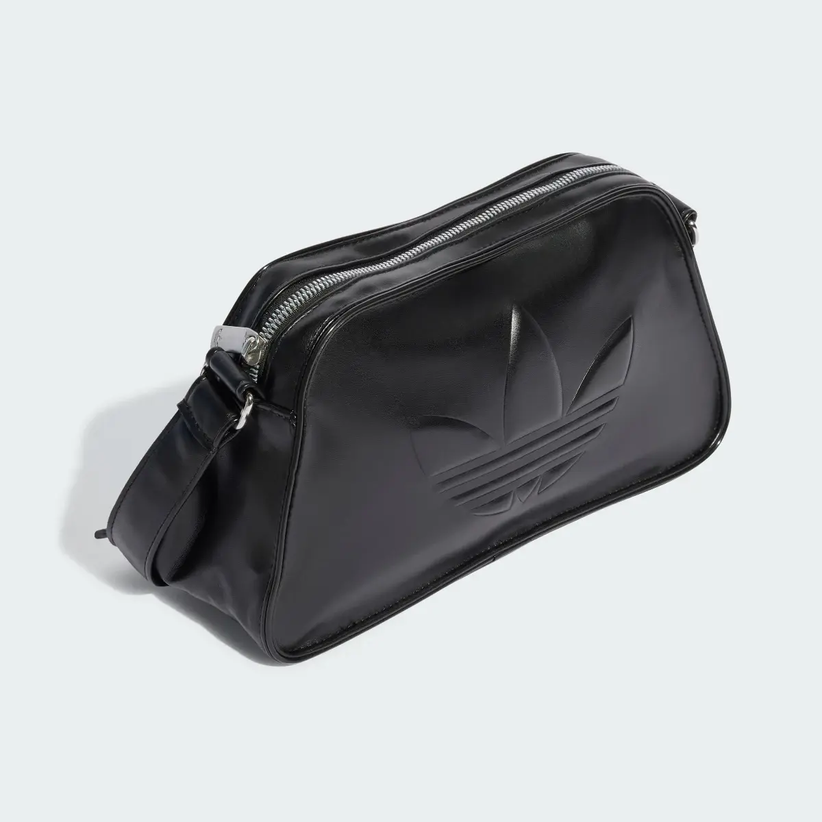 Adidas Polyurethane Embossed Trefoil Shoulder Bag. 2