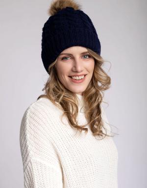 Blue - Cozy Lined Hat