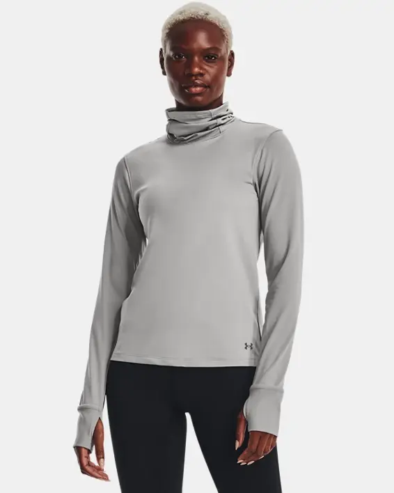 Under Armour Women's ColdGear® Infrared Up The Pace Funnel Neck. 1
