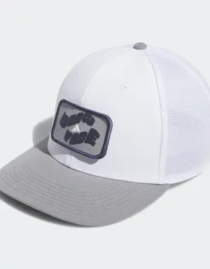 Two-in-One Golf Hat With Removable Patch