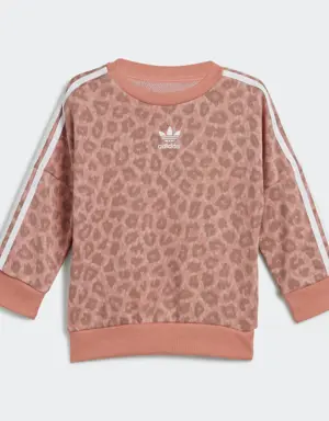 Adidas Ensemble avec sweat-shirt ras-du-cou à imprimé animal intégral. 3