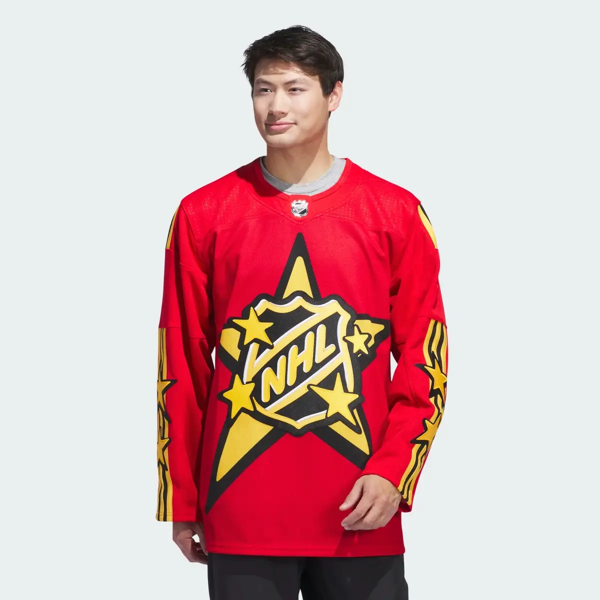 Adidas 2024 NHL All-Star adidas x drew house Red jersey. 2